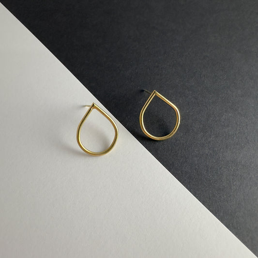 Lotus oorbellen S goud #109